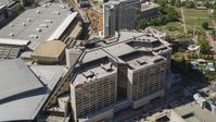 The CNN Center, Downtown Atlanta, Georgia Aerial Stock Photos | AX37_077.0000409F