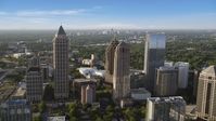 Midtown Atlanta skyscrapers near Promenade II, Georgia Aerial Stock Photos | AX39_023.0000008F