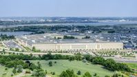 The Pentagon in Washington DC Aerial Stock Photos | AXP075_000_0021F