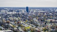 City skyline seen from neighborhoods, Downtown Lexington, Kentucky Aerial Stock Photos | DXP001_099_0011