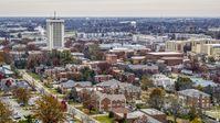 The University of Kentucky campus, Lexington, Kentucky Aerial Stock Photos | DXP001_100_0013