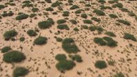 HD stock footage aerial video of a reverse view of desert vegetation, New Mexico Aerial Stock Footage | AF0001_000915