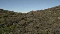5K aerial stock footage video fly over a ridge in the San Jacinto Mountains, California Aerial Stock Footage | AX0014_010