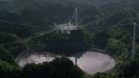 4.8K stock footage aerial video of Arecibo Observatory and Karst forest, Puerto Rico  Aerial Stock Footage | AX101_107