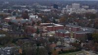 5.7K stock footage aerial video flyby and approach the Transylvania University campus in Lexington, Kentucky Aerial Stock Footage | DX0001_003219