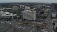 5.7K stock footage aerial video of circling the Times Building in Downtown Tampa, Florida Aerial Stock Footage | DX0003_231_032