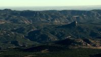 HD stock footage aerial video of the Rocky Mountains with Denver visible in the background, Colorado Aerial Stock Footage | HDA13_477_02