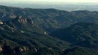 HD stock footage aerial video of the Rocky Mountains with Centennial visible in the distance, Colorado Aerial Stock Footage | HDA13_478