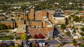 The Maine Medical Center building in autumn, Portland, Maine Aerial Stock Photos | AX147_353.0000223