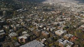 Apartment and office buildings in Northwest Portland, Oregon Aerial Stock Photos | AX153_108.0000000F
