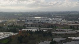Intel Ronler Acres Campus semiconductor plant in Hillsboro, Oregon Aerial Stock Photos | AX154_251.0000260F