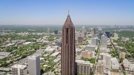 Bank of America Plaza, Midtown Atlanta Aerial Stock Photos | AX36_009.0000007F