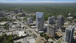 Terminus Atlanta, high-rises and office buildings, Buckhead, Georgia Aerial Stock Photos | AX36_066.0000311F
