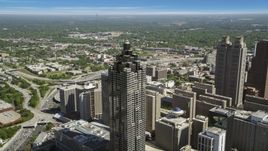 SunTrust Plaza, Downtown Atlanta, Georgia Aerial Stock Photos | AX37_049.0000169F