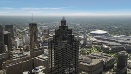 SunTrust Plaza and Downtown buildings, Atlanta, Georgia Aerial Stock Photos | AX37_052.0000034F