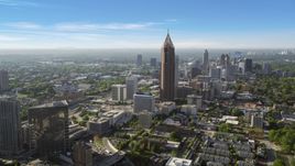 Bank of America Plaza, Midtown Atlanta, Georgia Aerial Stock Photos | AX38_075.0000148F
