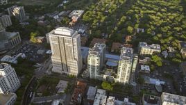 999 Peachtree Street and condominium complex, Midtown Atlanta, Georgia Aerial Stock Photos | AX39_052.0000153F