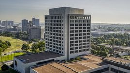 A federal office building in Kansas City, Missouri Aerial Stock Photos | DXP001_043_0002