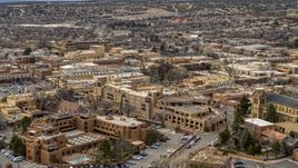 A view of two hotels in Santa Fe, New Mexico Aerial Stock Photos | DXP002_130_0009