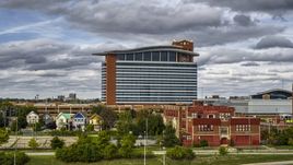 MotorCity Casino Hotel in Detroit, Michigan Aerial Stock Photos | DXP002_190_0001