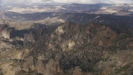 8K aerial stock footage of rugged desert mountains in Southern California Aerial Stock Footage | AF0001_001023