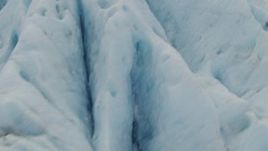 4K aerial stock footage flying low over surface of a glacier, Prince William Sound, Alaska Aerial Stock Footage | AK0001_0442