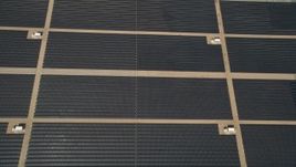 5K aerial stock footage of bird's eye of Mojave Desert solar energy array in California Aerial Stock Footage | AX0005_106E