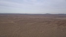 5K aerial stock footage of desert Background VFX Plate of Mojave Desert in California Aerial Stock Footage | AX0006_116