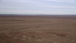 5K aerial stock footage of Mojave Desert VFX Background Plate, California Aerial Stock Footage | AX0006_149