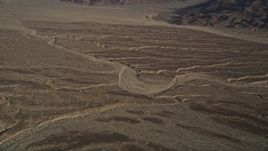 5K aerial stock footage of desert ridges, Mojave Desert, California Aerial Stock Footage | AX0011_061