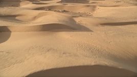 5K aerial stock footage fly over sand dunes, Kelso Dunes, Mojave Desert, California Aerial Stock Footage | AX0012_015