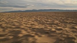 5K aerial stock footage fly by open desert, Mojave Desert, California Aerial Stock Footage | AX0012_038
