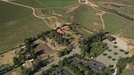 5K aerial stock footage of Calvary Chapel Bible Fellowship, Temecula, California Aerial Stock Footage | AX0014_066