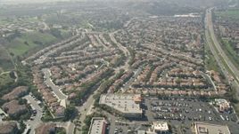 5K aerial stock footage fly over residential neghborhood, Oceanside, California Aerial Stock Footage | AX0015_046