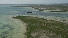 5K aerial stock footage of flying over Coupon Bight mangroves, Big Pine Key, Florida Aerial Stock Footage | AX0026_047
