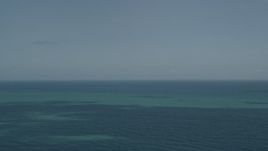 5K aerial stock footage of the blue ocean seen from Vero Beach, Florida Aerial Stock Footage | AX0033_053