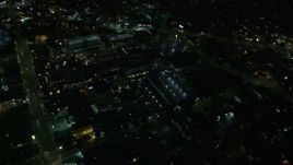 7.6K aerial stock footage orbiting Children's Hospital Los Angeles, Hollywood, California Aerial Stock Footage | AX0156_014