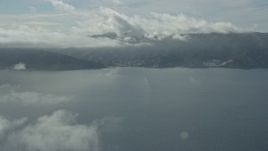 7.6K aerial stock footage of Avalon on Catalina Island, California Aerial Stock Footage | AX0159_244