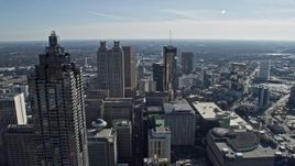 6.7K aerial stock footage approach and fly over Downtown Atlanta, Georgia Aerial Stock Footage | AX0171_0039