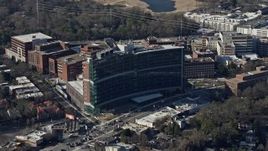 6.7K aerial stock footage of Piedmont Atlanta Hospital, Georgia Aerial Stock Footage | AX0171_0079