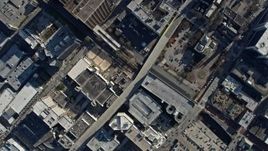 6.7K aerial stock footage bird's eye view of Downtown Atlanta skyscrapers, reveal capitol building, Georgia Aerial Stock Footage | AX0171_0085