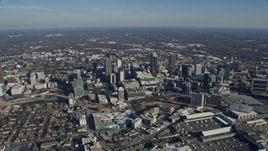 6.7K aerial stock footage approach Downtown Atlanta, Georgia Aerial Stock Footage | AX0171_0089