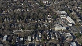 6.7K aerial stock footage of an urban residential neighborhood in Atlanta, Georgia Aerial Stock Footage | AX0171_0109
