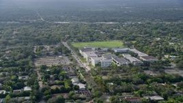 6.7K aerial stock footage of a high school in Pinecrest, Florida Aerial Stock Footage | AX0172_160