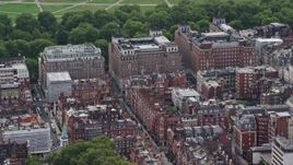 5.5K aerial stock footage of office and apartment buildings, London, England Aerial Stock Footage | AX115_218E