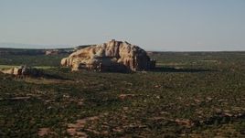 5.5K aerial stock footage of Beehive Butte in Canyonlands National Park, Utah Aerial Stock Footage | AX138_143