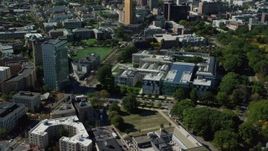 5.5K aerial stock footage orbiting the Museum of Fine Arts, Boston, Massachusetts Aerial Stock Footage | AX142_142