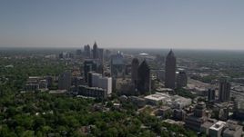 4.8K aerial stock footage of Midtown Atlanta, Georgia Aerial Stock Footage | AX37_023