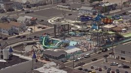 Damage to Casino Pier (NJ), Aerial photo of Casino Pier amu…