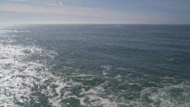 5K aerial stock footage a wide view of the Pacific Ocean from Avila Beach, California Aerial Stock Footage | AXSF02_047